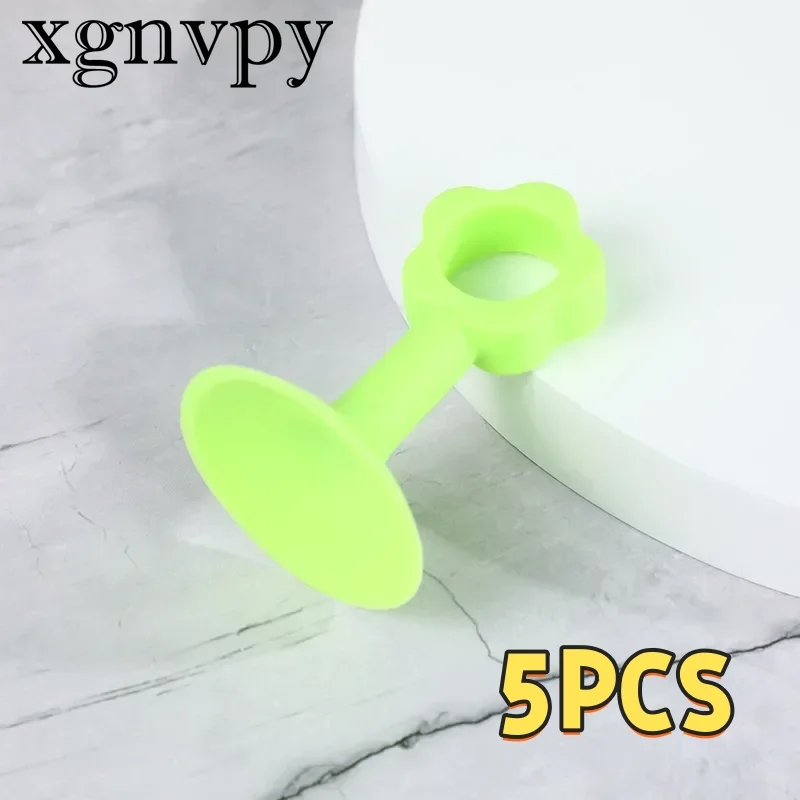 xgnvpy 5 PCS Silicone Door Suction Non-Punch Anti-Collision Glass Buffer Handle Bathroom Wall Barrier