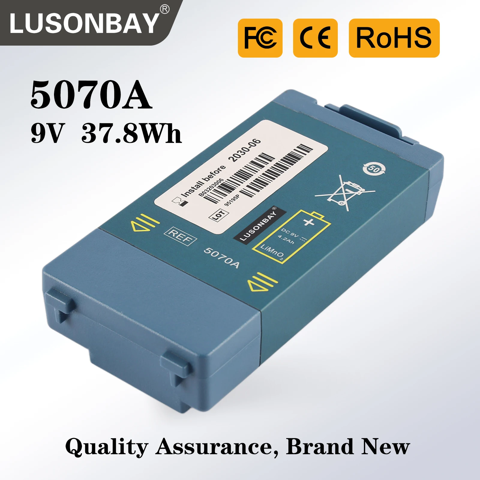 Batería de Repuesto M5070A M5066A para Desfibrilador Ph-ps HeartStart HS1 FRx M5067A M5068A 861304,110300 Home OnSite AED