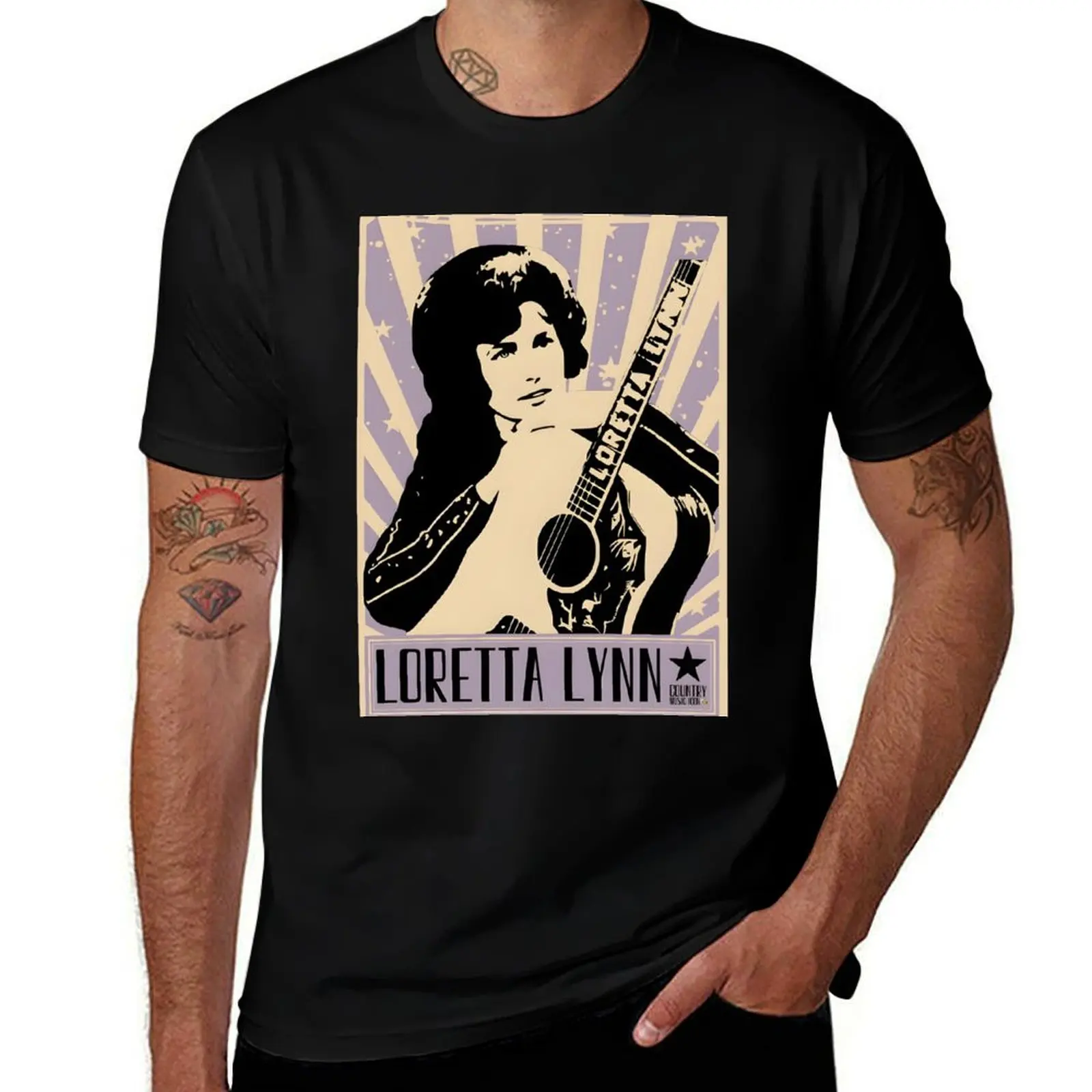 

retro for cotton t for t shirts anime Lynn shirts man graphic T-Shirt tees men Loretta 100% t man shirt
