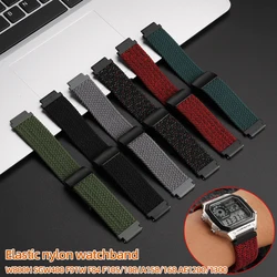 18mm for Casio F-91W New Elastic nylon watchband for SGW400 F91W F84 F105/108/A158W/168 AE1200/1300 Men's lady Wrist Bracelet