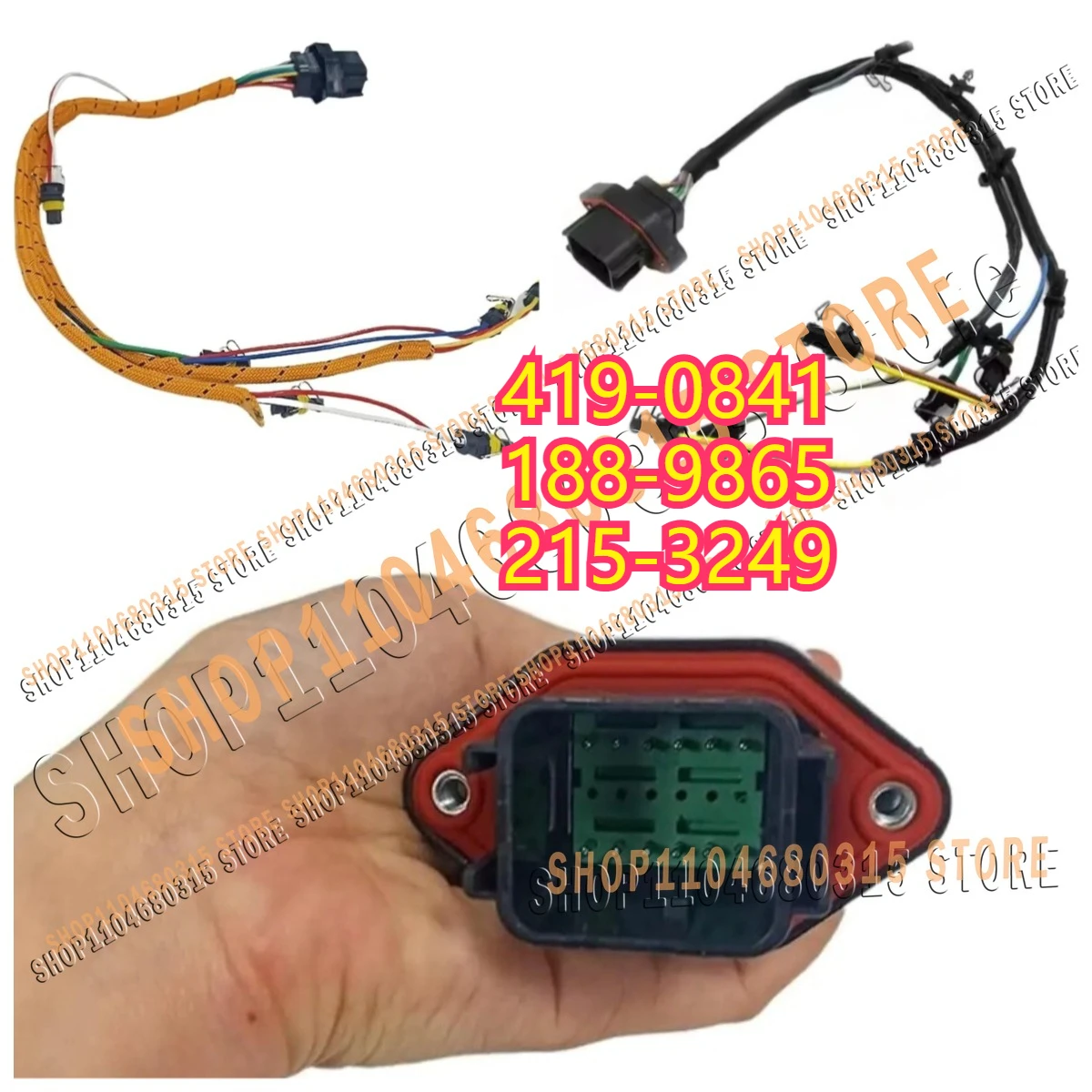 419-0841 188-9865 High Quality Wiring Harness 215-3249 for E330D 336D Excavator C-9 C9 Engine