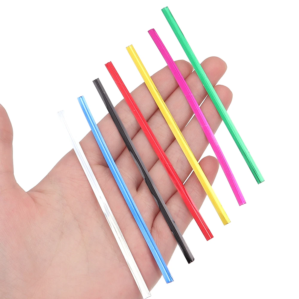 760pcs 6/8/10cm Gold/silver Metallic Twist Ties Wire Sealing Binding Wire For Plastic Lollipop Candy Bags Party Gifts