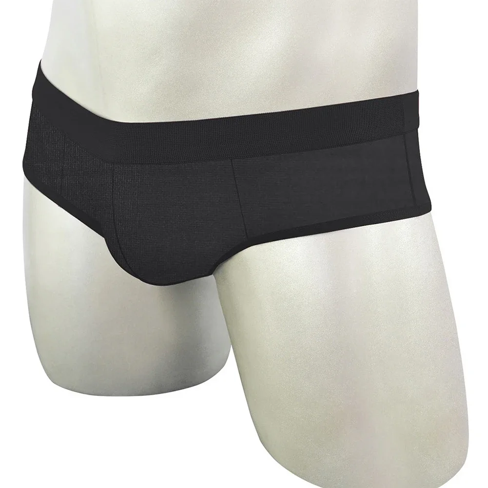 جديد أنيق الرجال الملابس الداخلية الملاكم ملخصات بيكيني تنفس الحرير الجليد خفيفة الوزن الملابس الداخلية الحد الأدنى منظور #4
