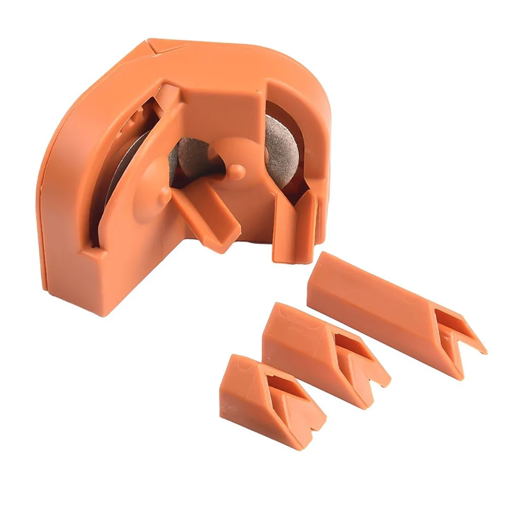 Drill Bit Polishing Tool Cutting Tools Drill Bit Holder Drill Bit Grinder Orange Plastic Power Tool Parts 60x23mm