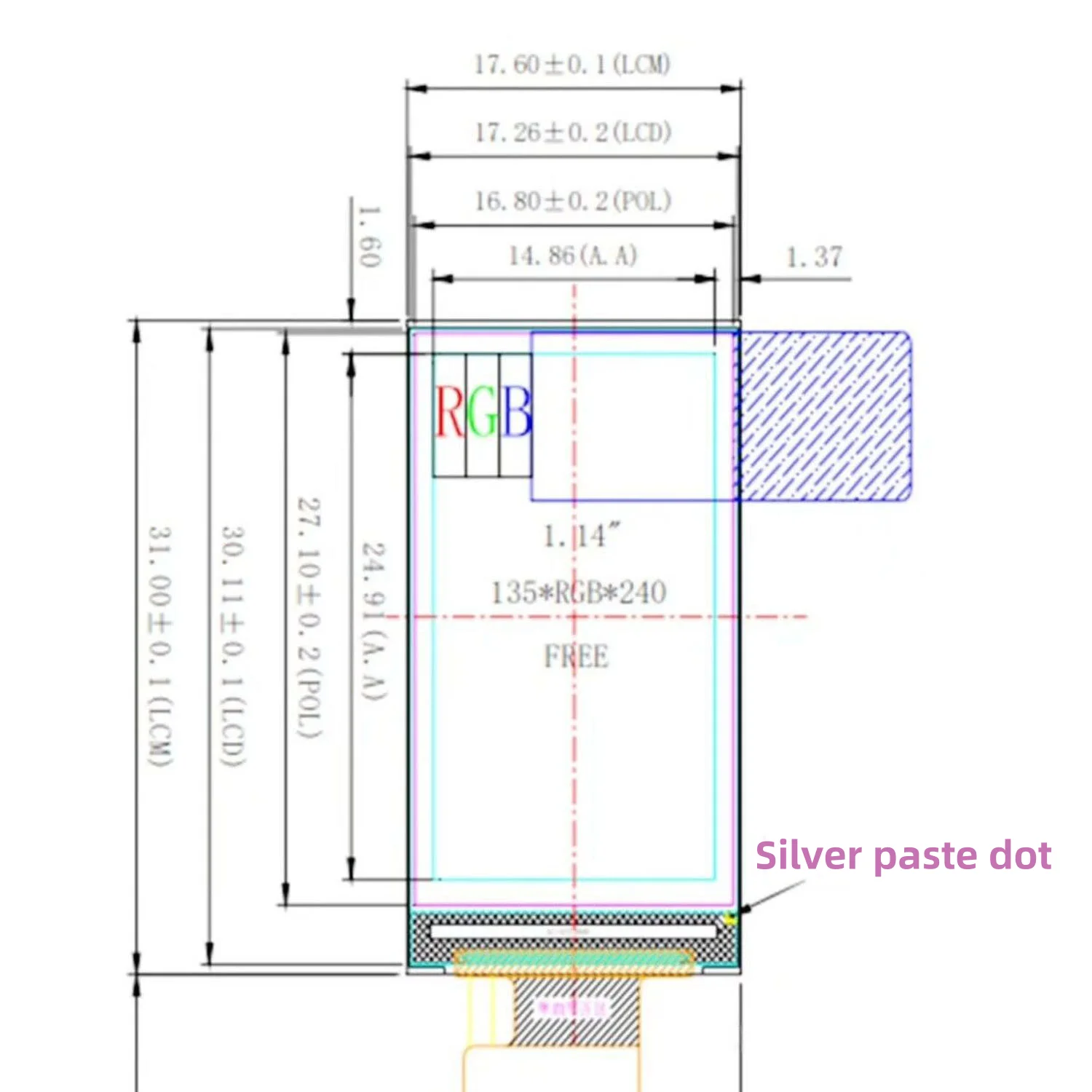 Toys LCD Display Reverse Camera Spare Parts for DIY Scale RC Tractor Truck Hydraulic Dumper Controlled Crawler RC Off Road Car