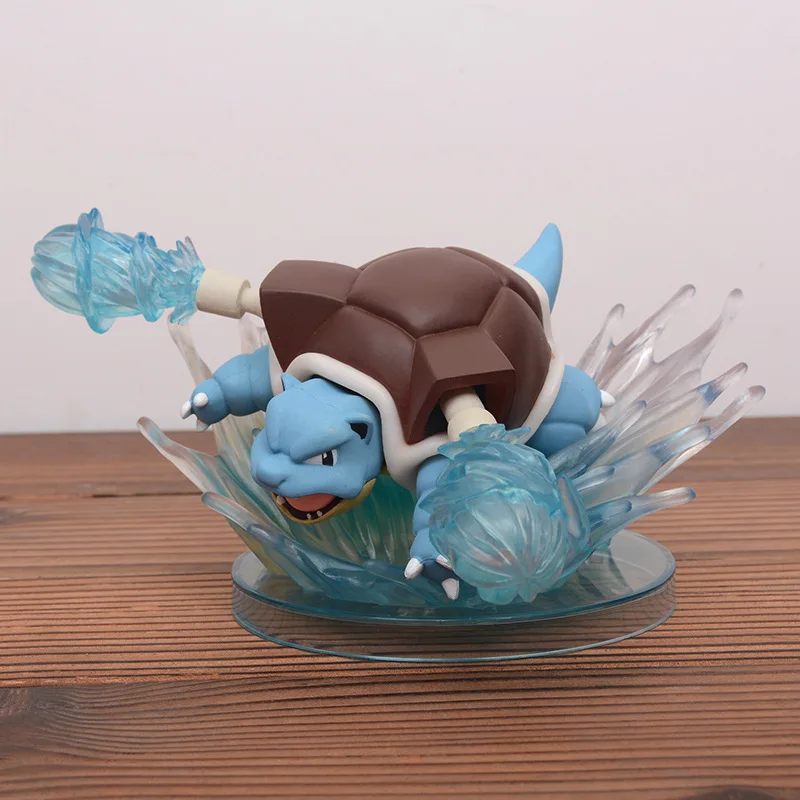 Pokemon 14Cm Blastoise Anime Figuren Pvc Model Voor Auto Desktop Ornament Auto Interieurdecoratie Speelgoed Verjaardagscadeau Voor Kinderen