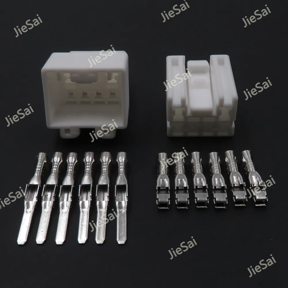 6 Pin 2.2 Series Female Male Automotive Taillight Wire Connector Car Backup Light Cable Socket 936271-1 936268-1