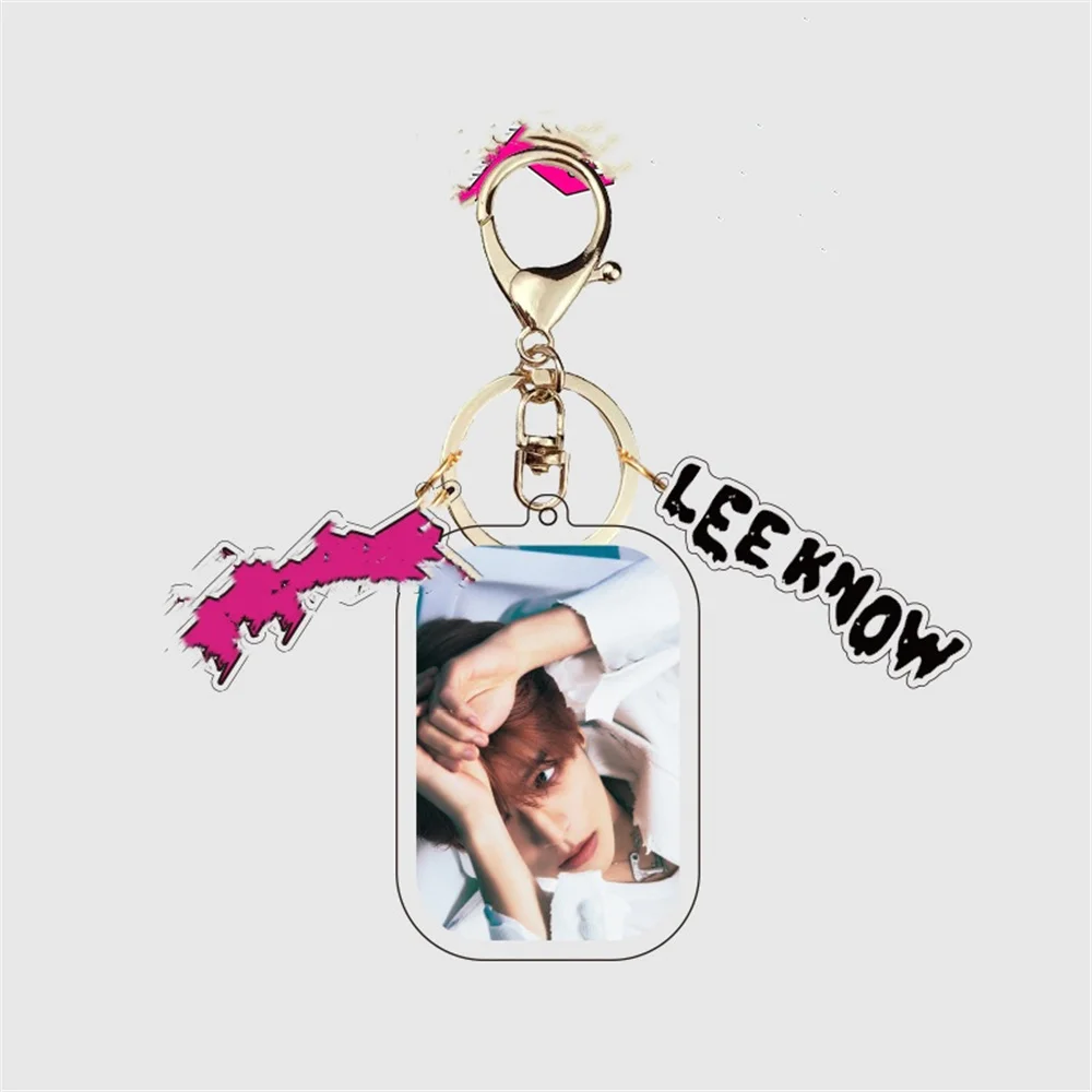 Porte-clés en acrylique Kpop Boy Group, nouvel album, pendentif sac à dos, Seo Disco-Bin, HyunJin, Felix Bangchan, Leeknow, GérGifts, 3 pièces par ensemble