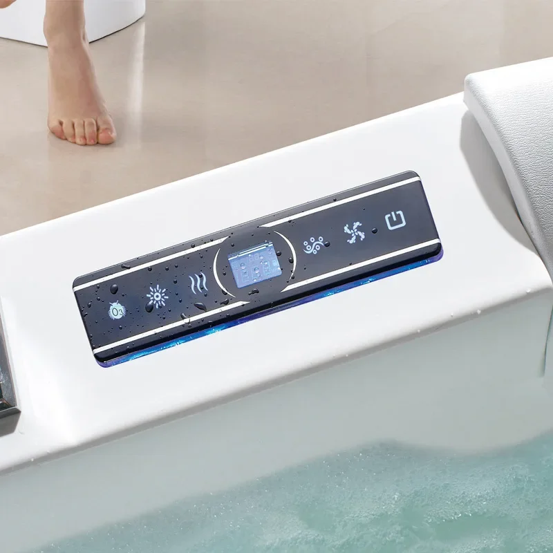 Vasca da bagno in acrilico B06/H06 o controller per vasca da bagno a temperatura costante con massaggio al surf integrato indipendente