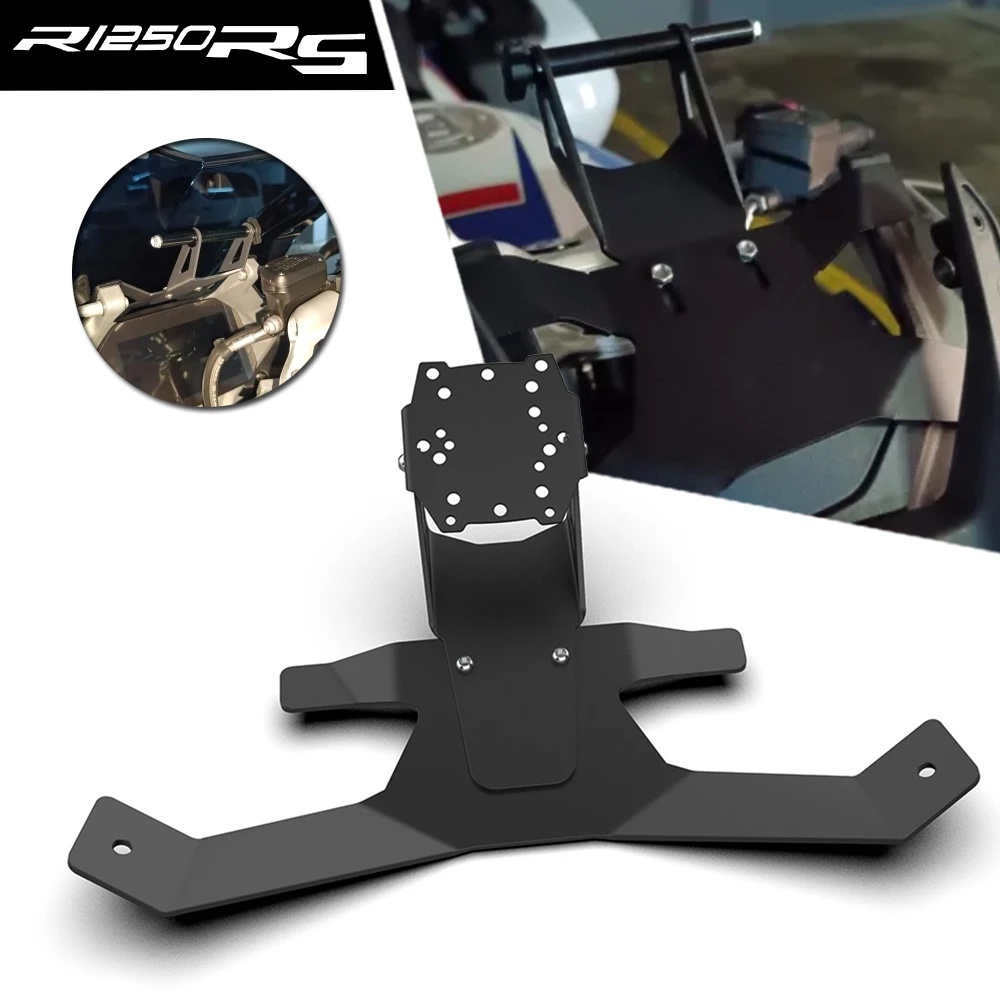 2024 NEW Motorcycle For BMW R1250RS R 1250 RS 2021 2022 2023 2025 GPS Mount Phone Navigation Bracket USB Charger Holder Stand