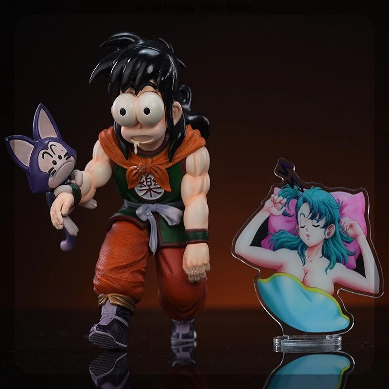 13.5cm Dragon Ball Yamcha Standing Position Anime Figure Model Statue Boys Girl Collection Desktop Decoration Ornament Toy Gift