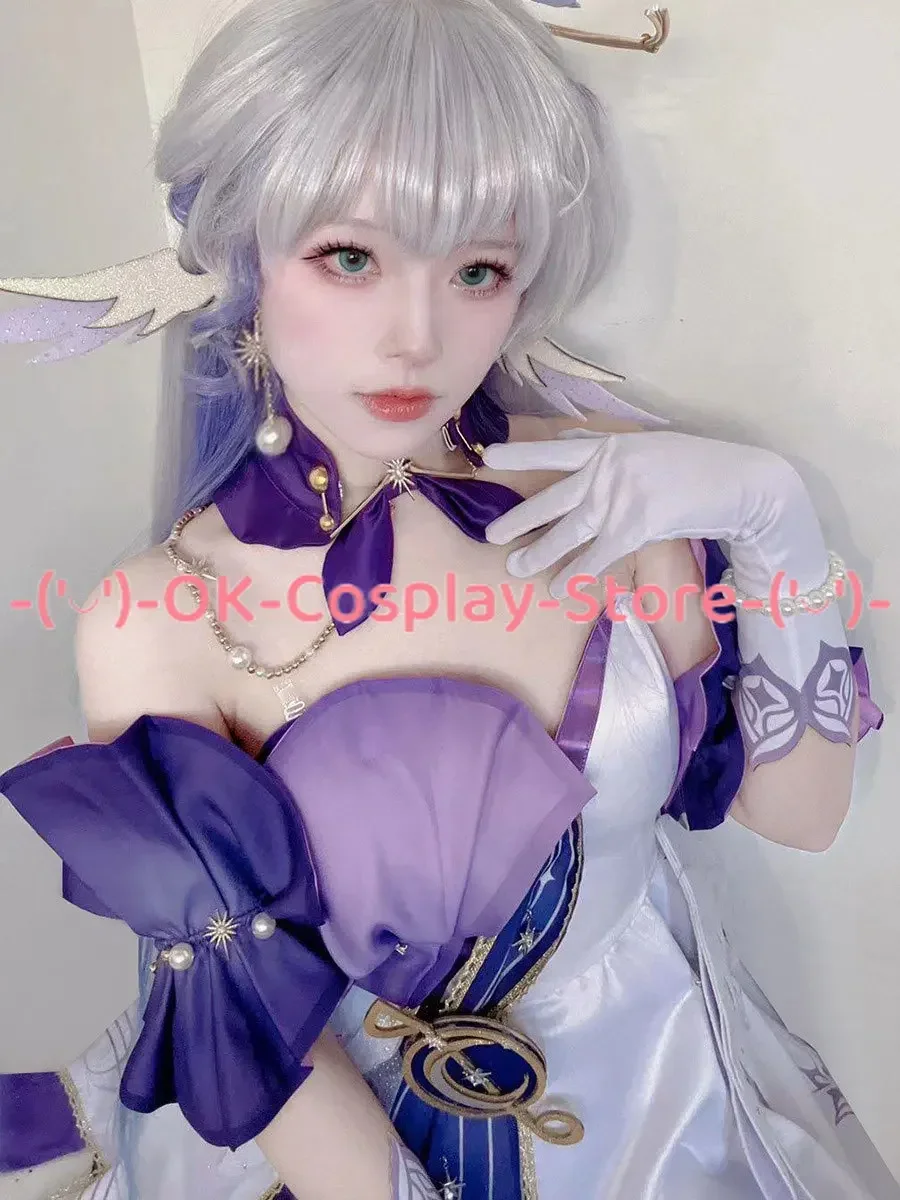 Game Honkai Star Rail Robin Cosplay Costume Women Cute Party Dress Suit Halloween Carnival Uniforms Anime Clothing Custom Made