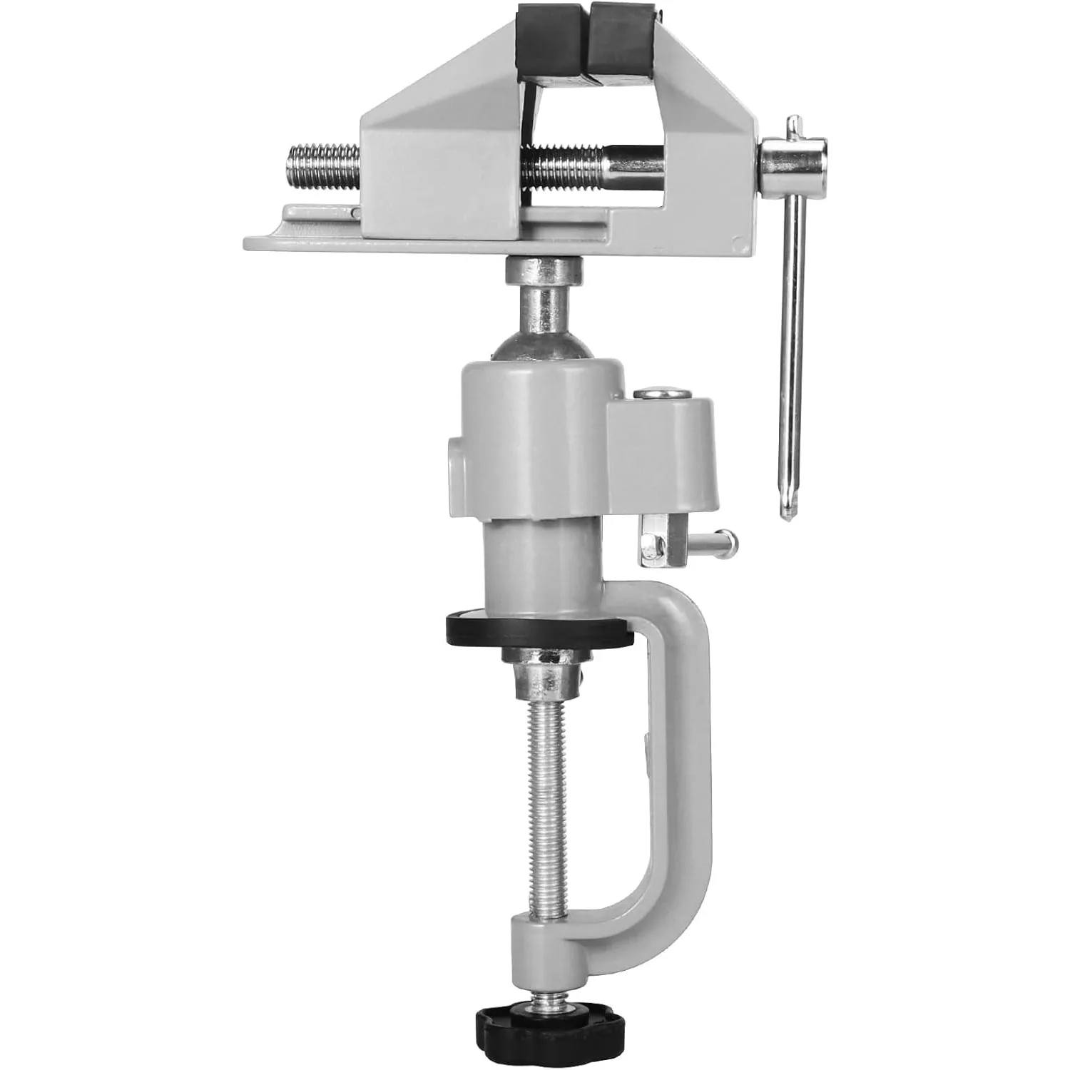 

Universal Bench Vise Swivel 3'' Table Vise Tilts Bench Clamp Vise Rotate 360°Work For Electric Drill, Grinder,Rotary Tool,