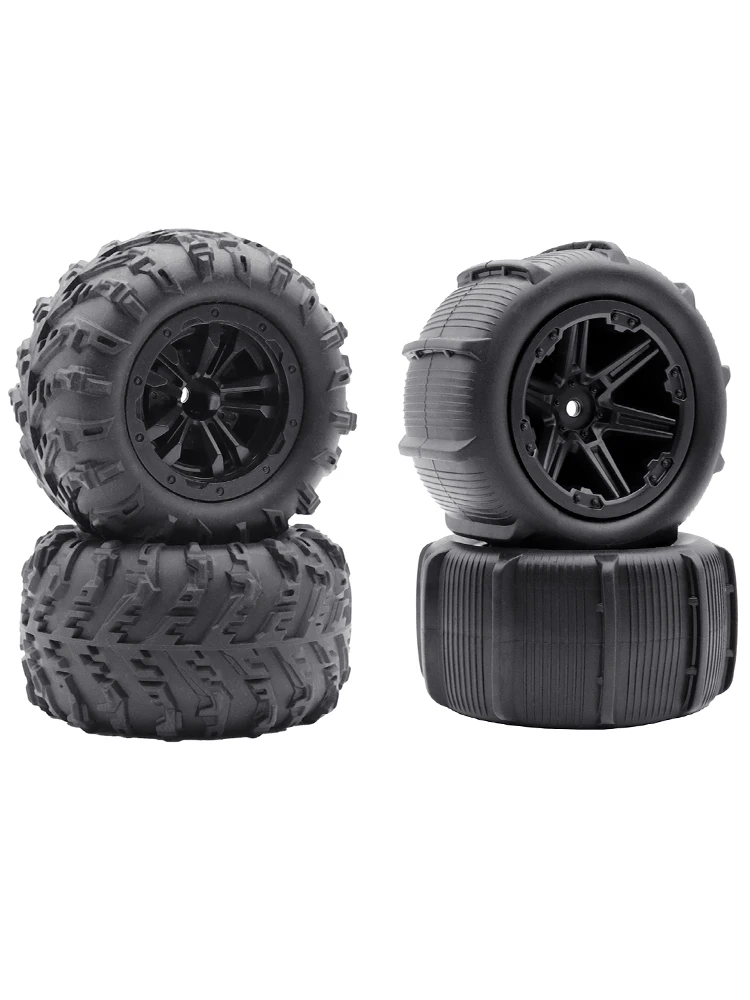 MJX 14210 14209 85 mm/81 mm 12 mm zeskant rubberen banden wielen voor SCY 16101 16102 16103 Pro 1/14 1/16 Hyper Go 16210 RC Monster Truck - afbeelding 2
