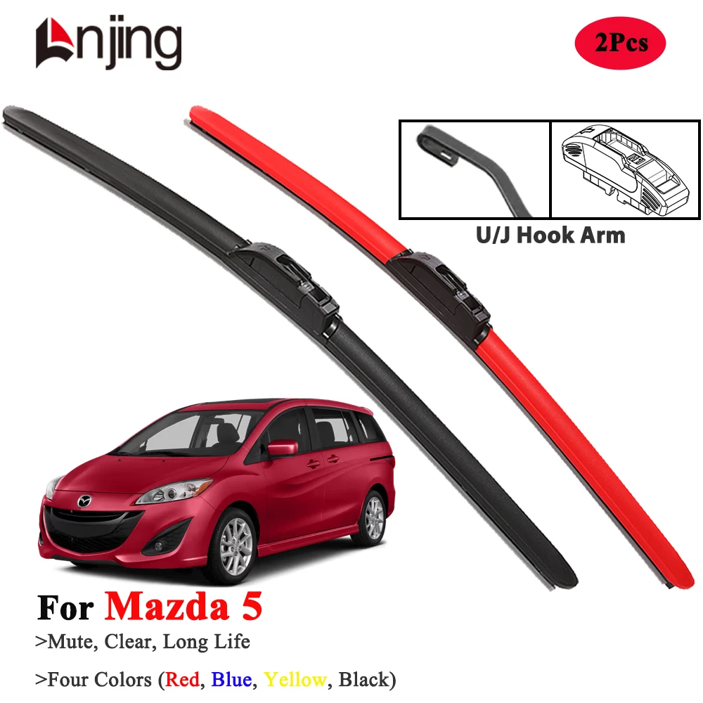 

LNJING Wiper Blades For Mazda 5 MPV 2005-2018