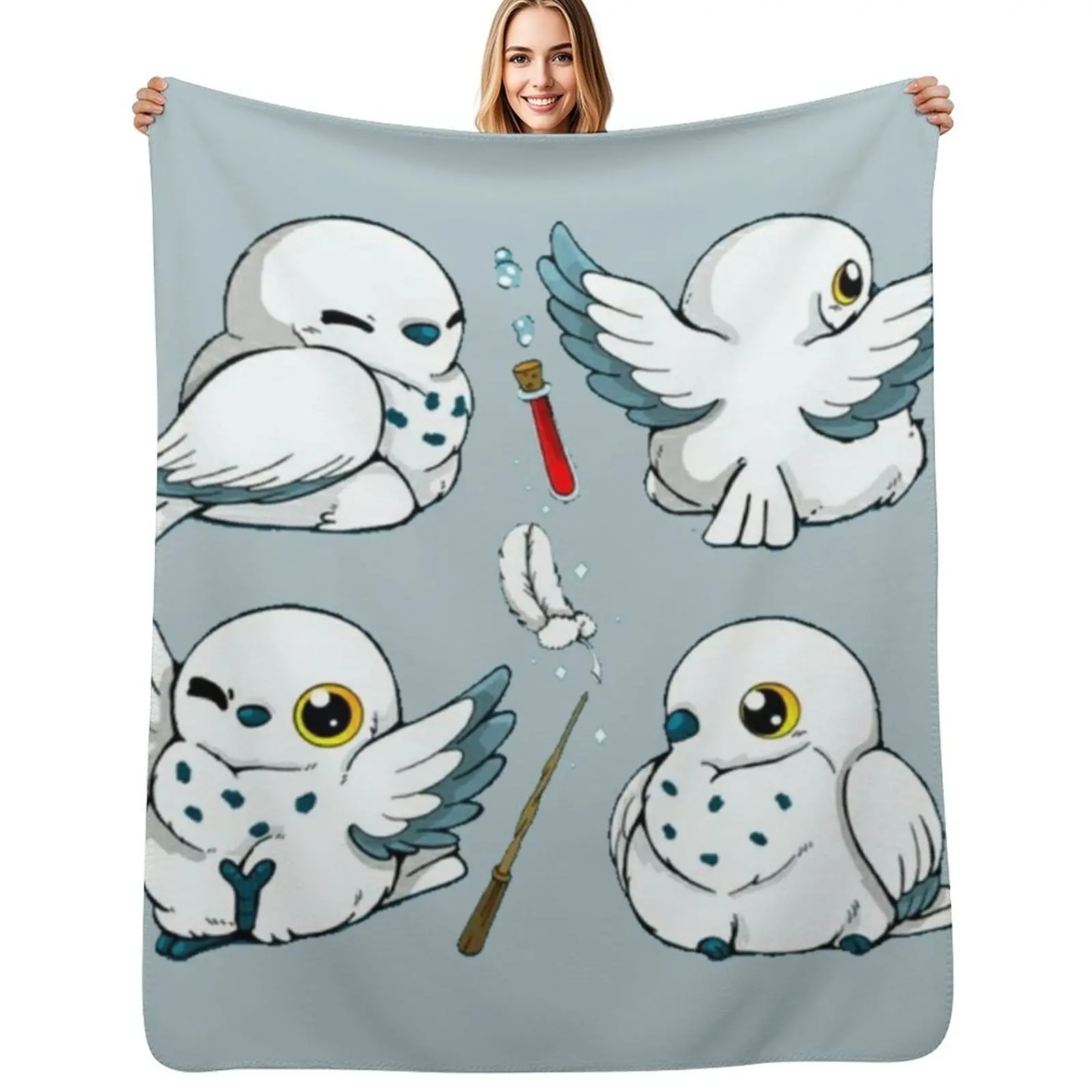

cute n white owls Throw Blanket wednesday Custom For Baby funny gift Blankets