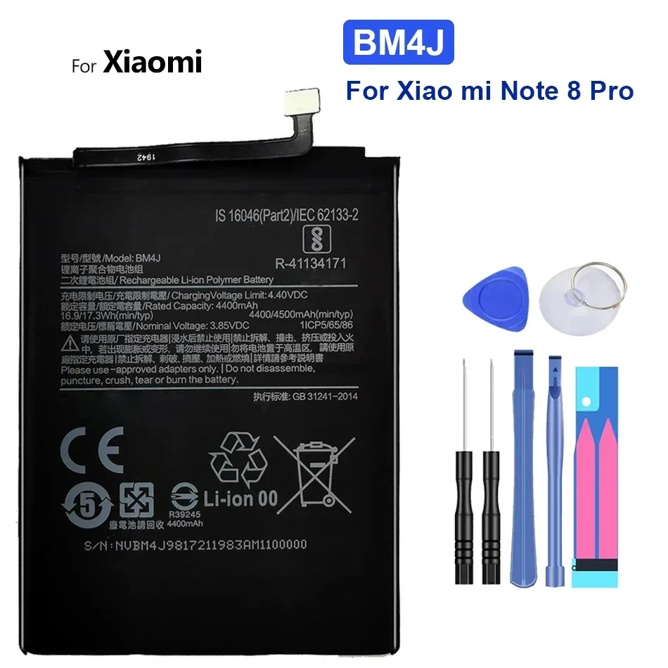 

Battery BM4J 4500mAh For Xiaomi Redmi Redrice Note 8 Pro