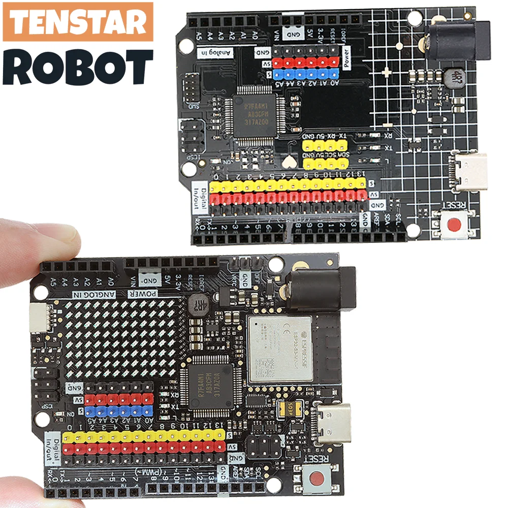 R7FA4M1 V4 Development board TYPE-C USB ESP32-S3-MINI WIFI Module Compatible For UNO R4 MINIMA WIFI R3