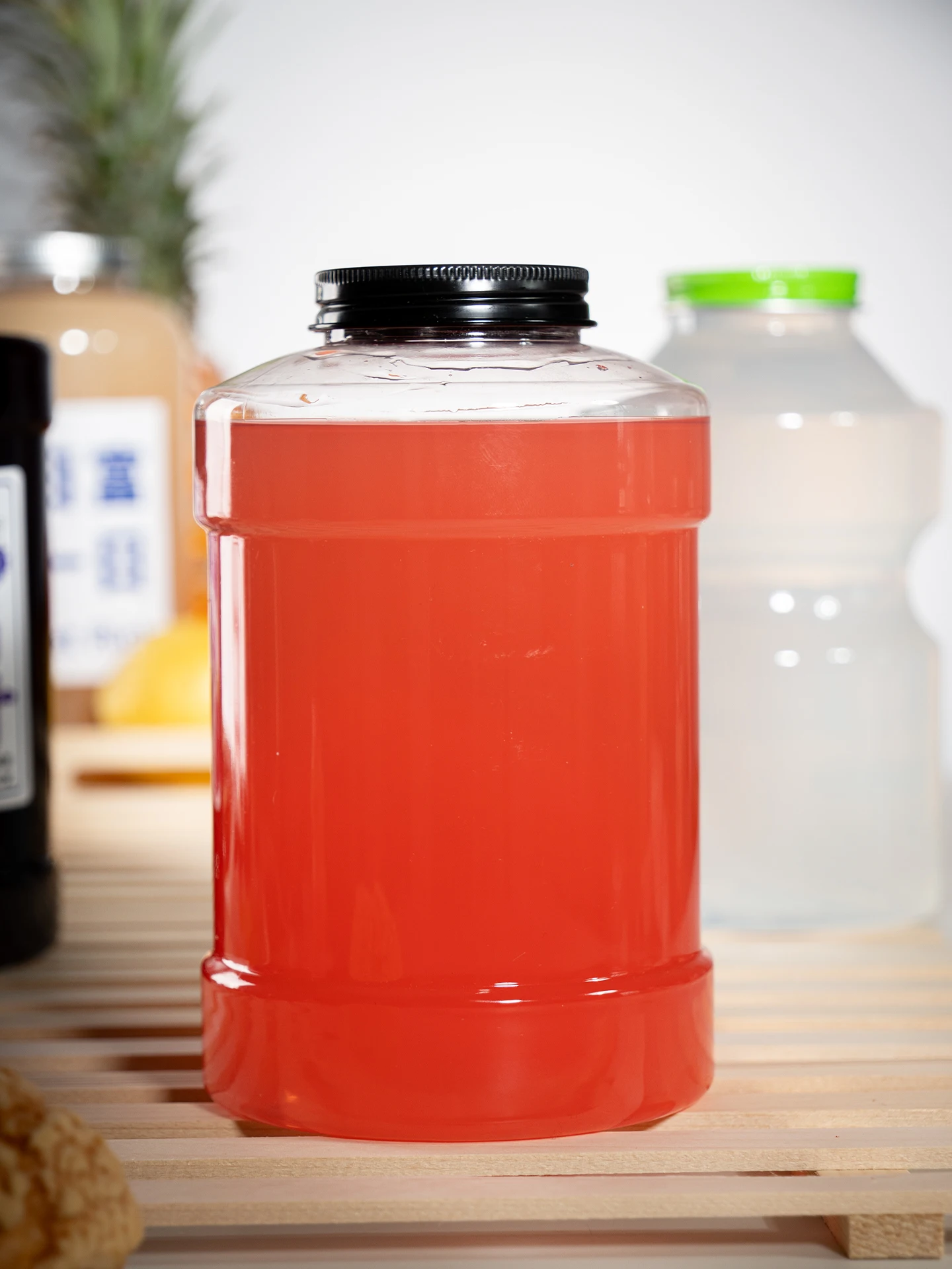 large-capacity-1000ml-transparent-fat-bottle-beverage-bottle-with-metal-cap-and-straw-for-takeaway-drinks-packaging-supplies