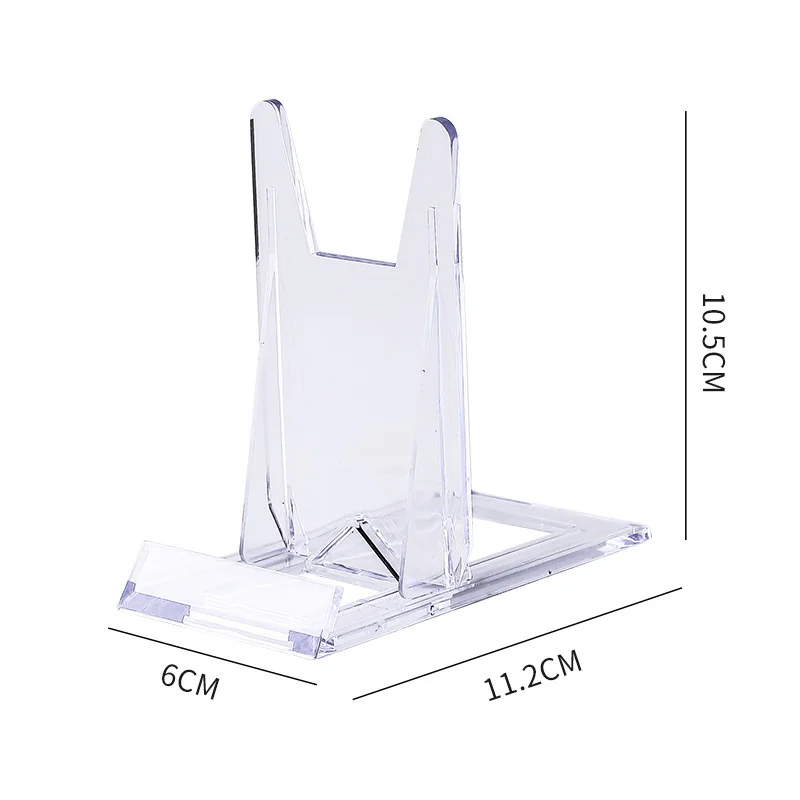 1/2/5Pcs Adjustable Plastic Display Rack for Photo Frame Easel Plate Bracket Mobile Phone Holder Business Card Storage Rack