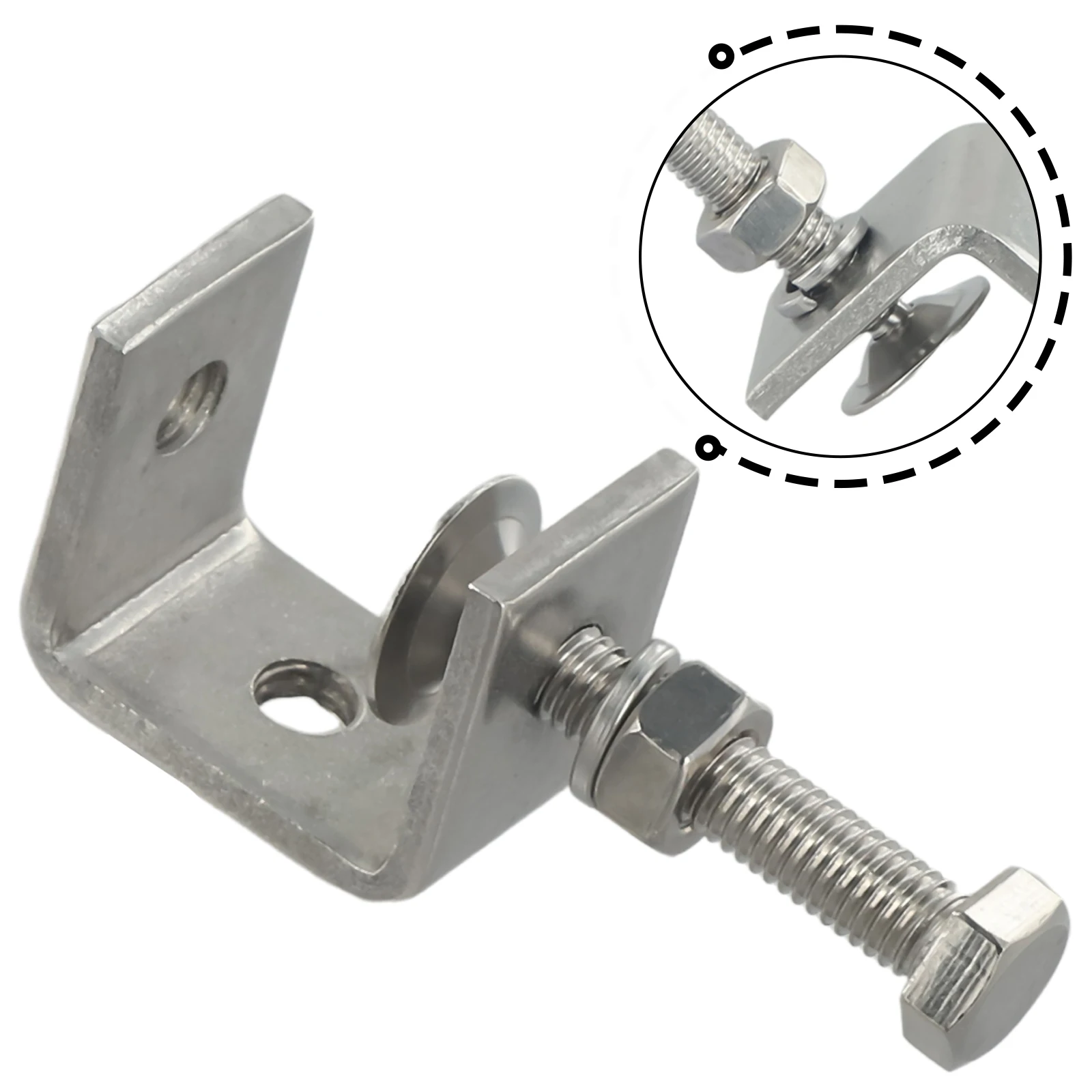 العلامة التجارية الجديدة عالية الجودة المشبك الفك الفولاذ المقاوم للصدأ لأعمال النجارة مكتب صغير المشبك تحديد أدوات نجار الحرف