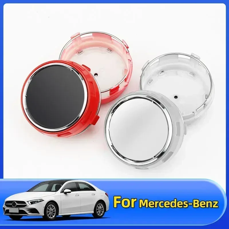 

4pcs/lot 75mm A0004000900 Car wheel Hub Cap Emblem badge logo for Mercedes Benz AMG C43 C63 E43 E53 E63 W205 W213 Accessories