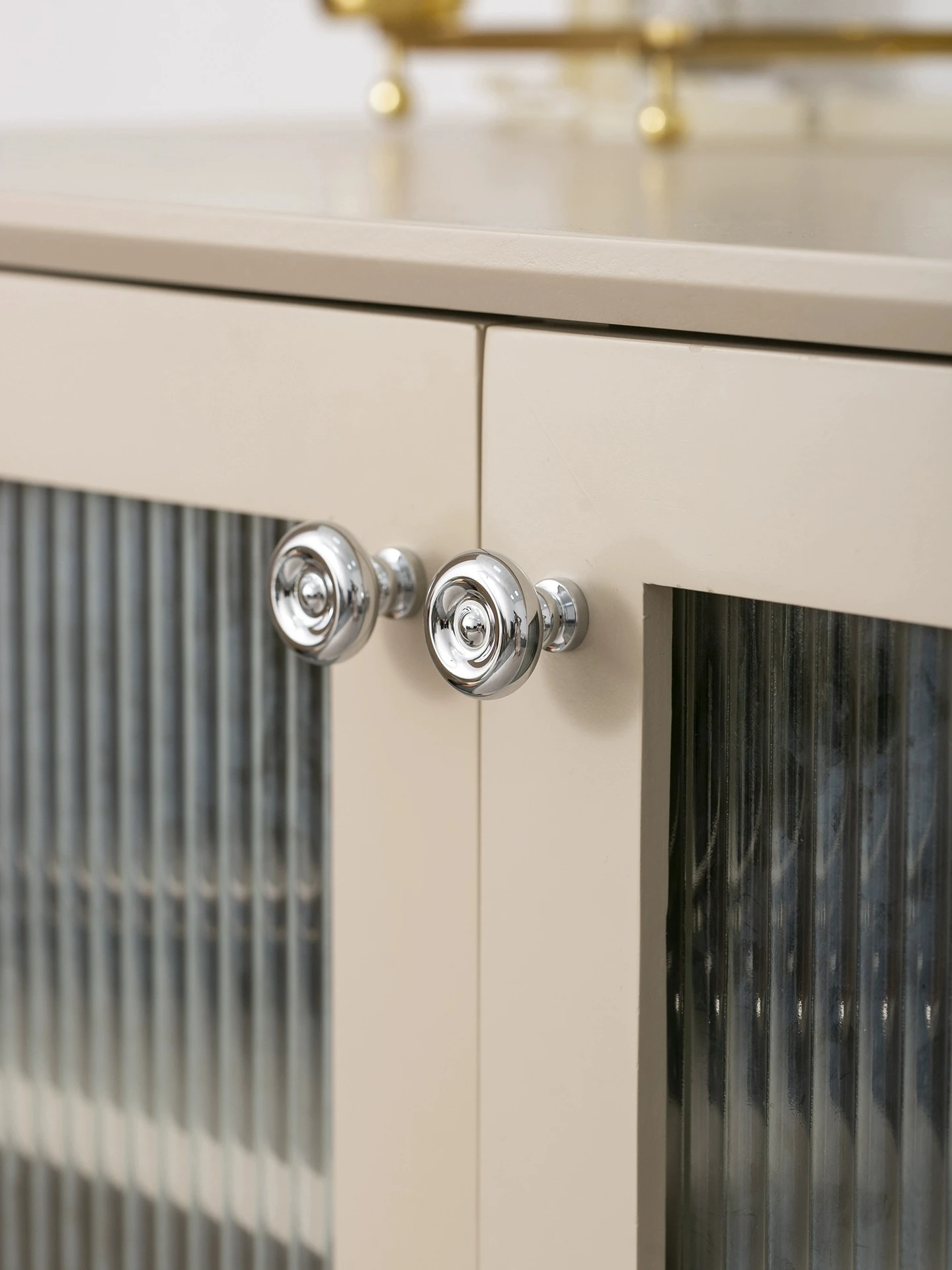 

Furniture French Solid Brass Handles Silvery Bedroom Wardrobe Door Handles Kitchen Drawer Cabinet Electroplating Handle Knobs