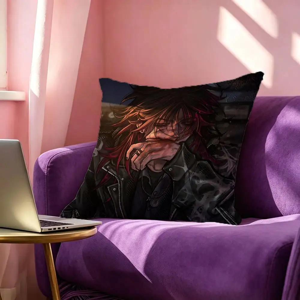 Game K-Killer C-Chat Ronin Pins Square Double-Sided printed Pillow Case Bedroom Bedside Pillow Sofa Cushion Cover