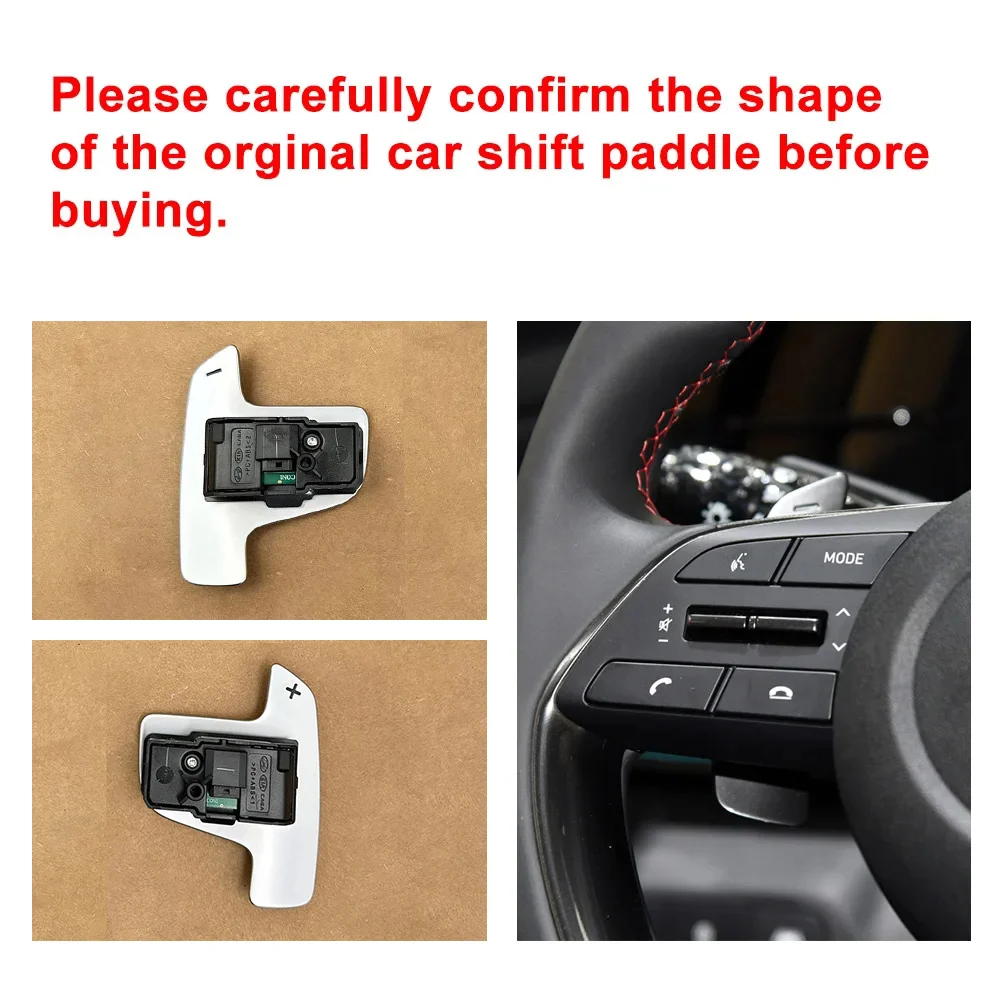 Car Steering Wheel Shift Paddle Extension For Hyundai Elantra Genesis G70 Sonata Tucson Santa Cruz