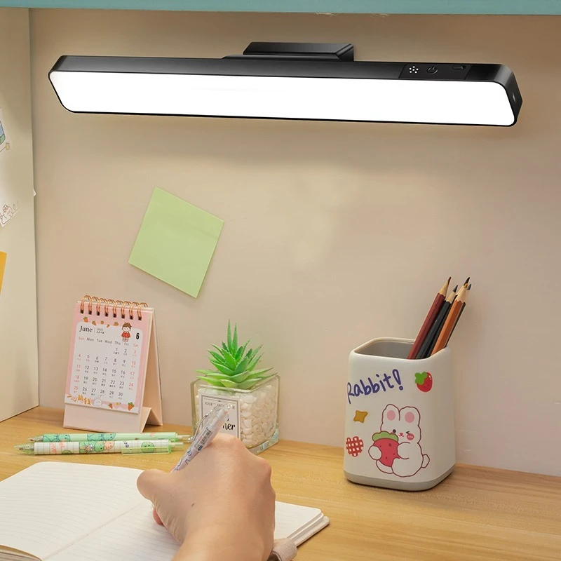 Lámpara fría magnética LED lámpara de mesa pequeña carga USB protección ocular escritorio universitario dormitorio dormitorio estudio lámpara de noche