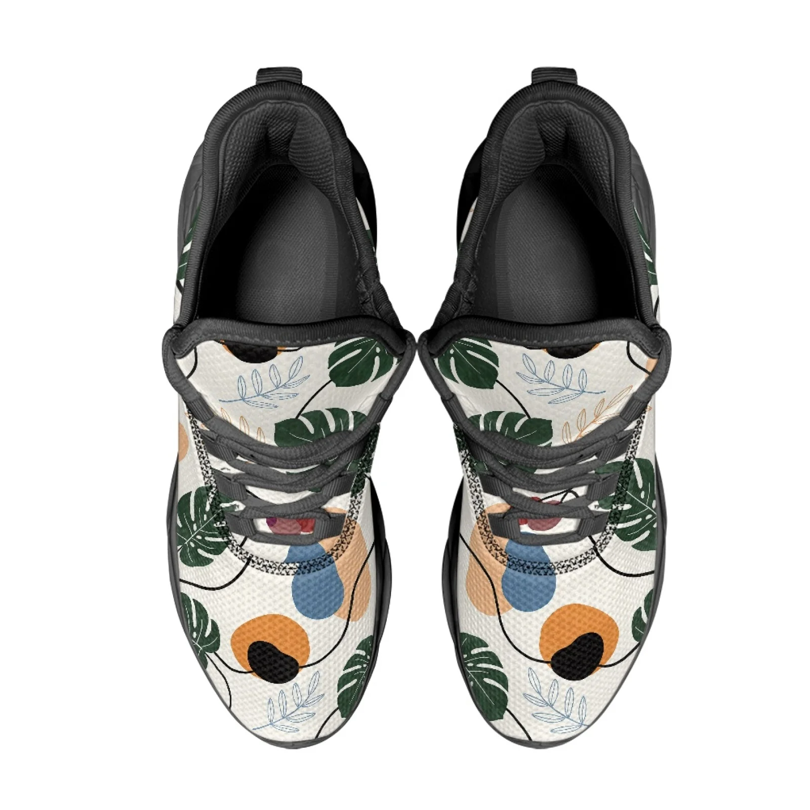 PENSTROLL Leaf Geometric Casual Athletic Sneakers for Outdoor Mesh & EVA Athletic Shoes Blade Shoes