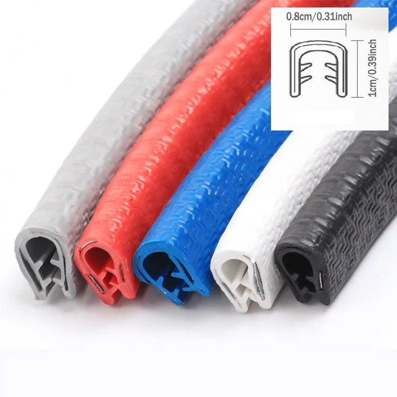 1Pc Car Door Edge Anti‑Collision Rubber Seal Strip For Rolls-Royce Ghost 2010 - 2020 Anti‑Scratch Door Edge Guards Accessories