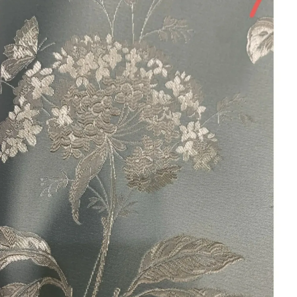 New Color-woven Jacquard Bright Silk High-precision National Style Blackout Curtain Bedroom Living Room Relief Curtain Cloth