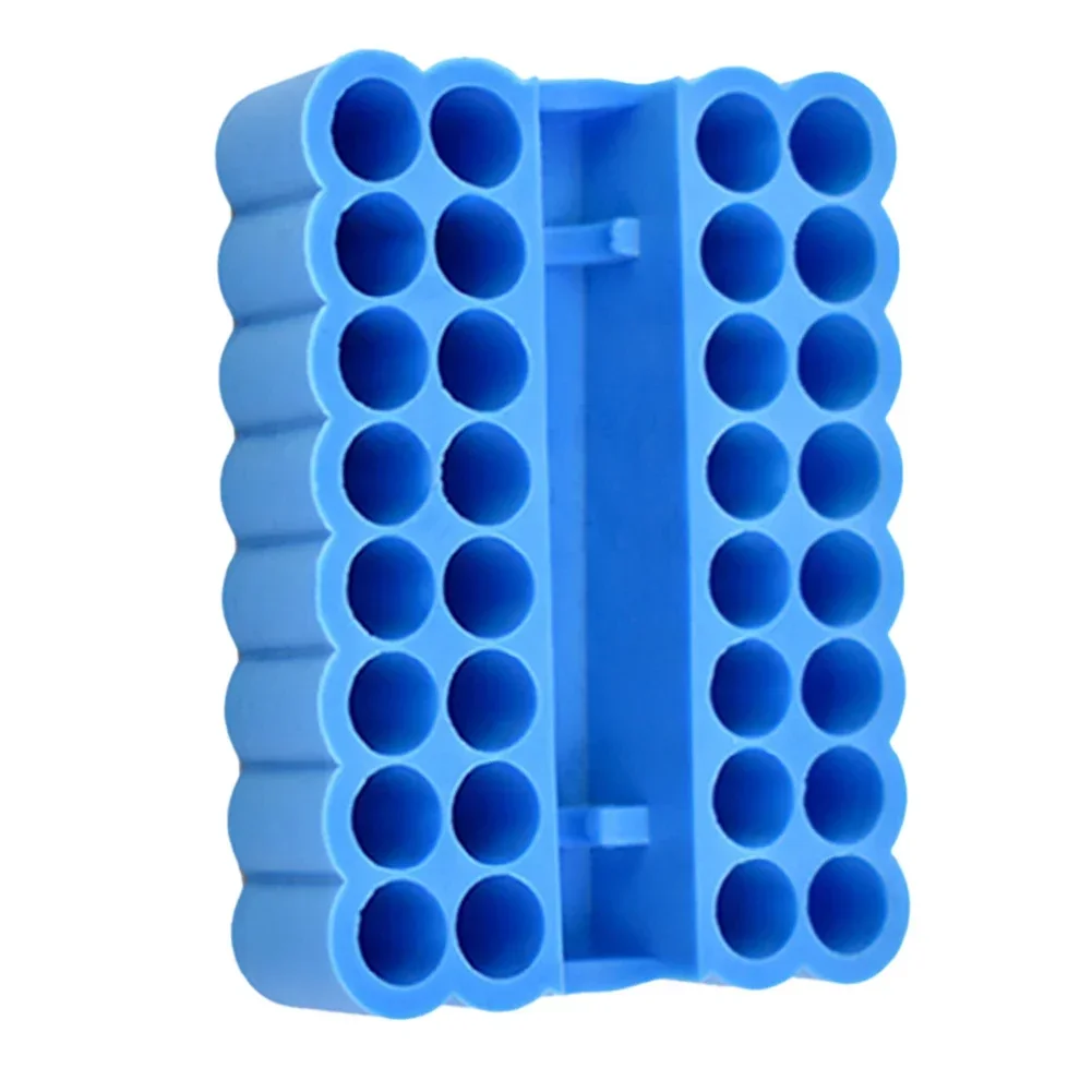 Easy To Organize Bit Organiser 32 Holes Bit Holder Compact Design Easy To Carry Lightweight Not Occupying Space