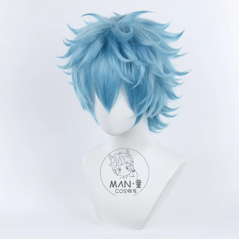 Parrucca cosplay Tokyo Revengers Kawata Souya rovesciata con capelli corti, regalo di Halloween