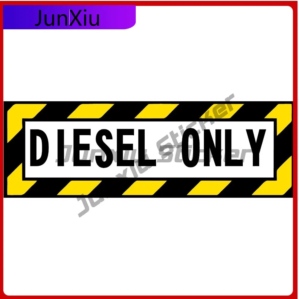 

Diesel Fuel Only Tractor Truck Decal Scratch-proof Sticker Camper Van Bike Decals For Suv Window Motorcycle Bumper Sticker Pour