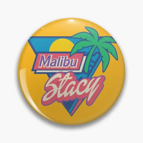 Malibu Stacy  Soft Button Pin Fashion Badge Brooch Funny Decor Hat Jewelry Gift Creative Women Cartoon Cute Clothes Lover Metal