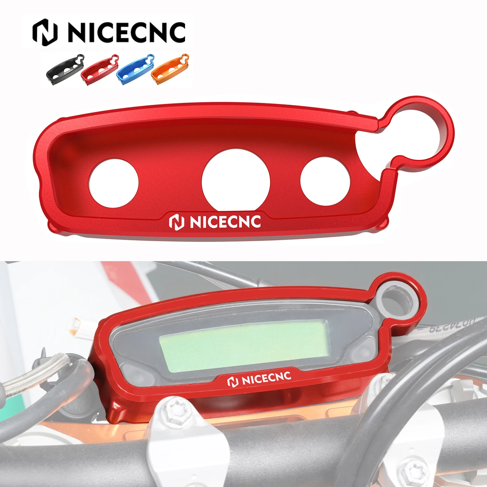 NICECNC لـ GASGAS EC 300 EC 250 EC 250F EC350F 2021-2023 لـ Husqvarna TE300 KTM عداد المسافات غطاء عداد السرعة حامي سبيدو