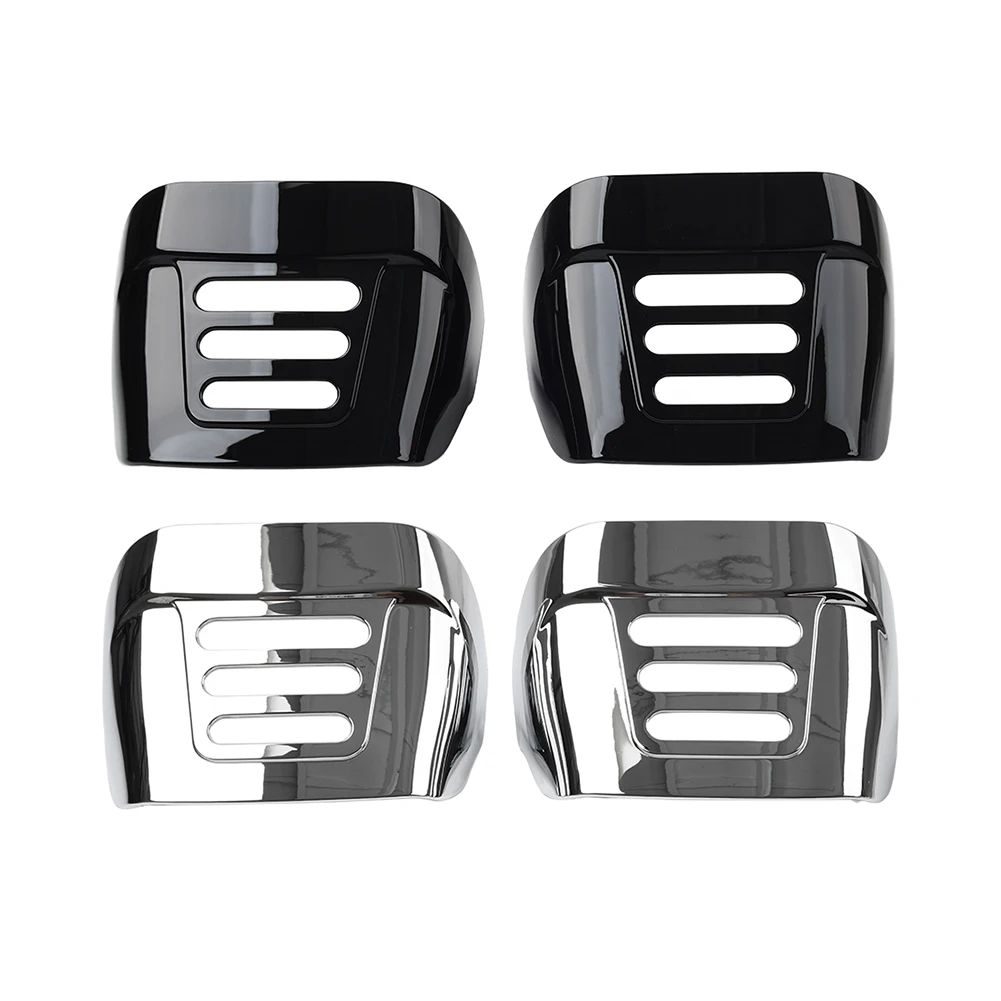 Motorbike Plastic Slotted Tail Light Visor Covers Left+Right 2Pcs For Harley Tri Glide FLHTCUTG 2009-2022 FLHXXX