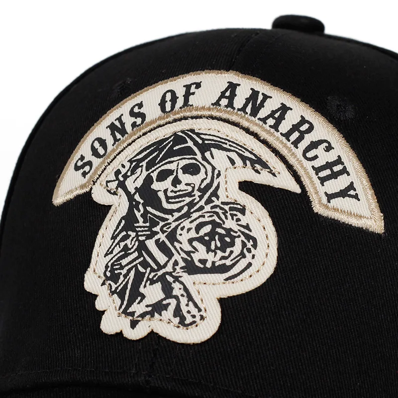 Trucker Hats Spring Autumn Cotton Pirate Skull Caps Embroidery Punk Gorras Snapback Sun Hats Fashion Caps For Men Baseball Cap