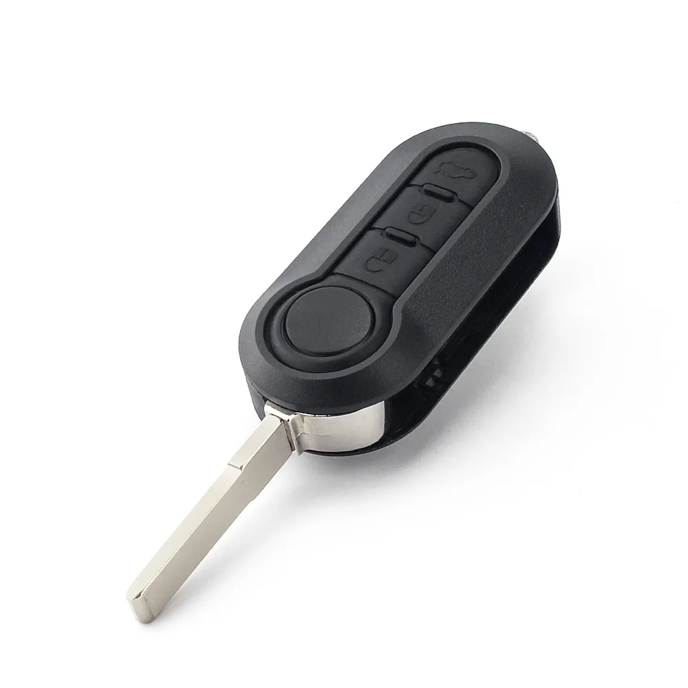 KEYYOU dostęp bezkluczykowy pilot zdalnego sterowania samochodu 433MHz dla Fiat 500L MPV Punto Ducato Qubo 2010-2017 DelphiBSI PCF7946 Chip 3