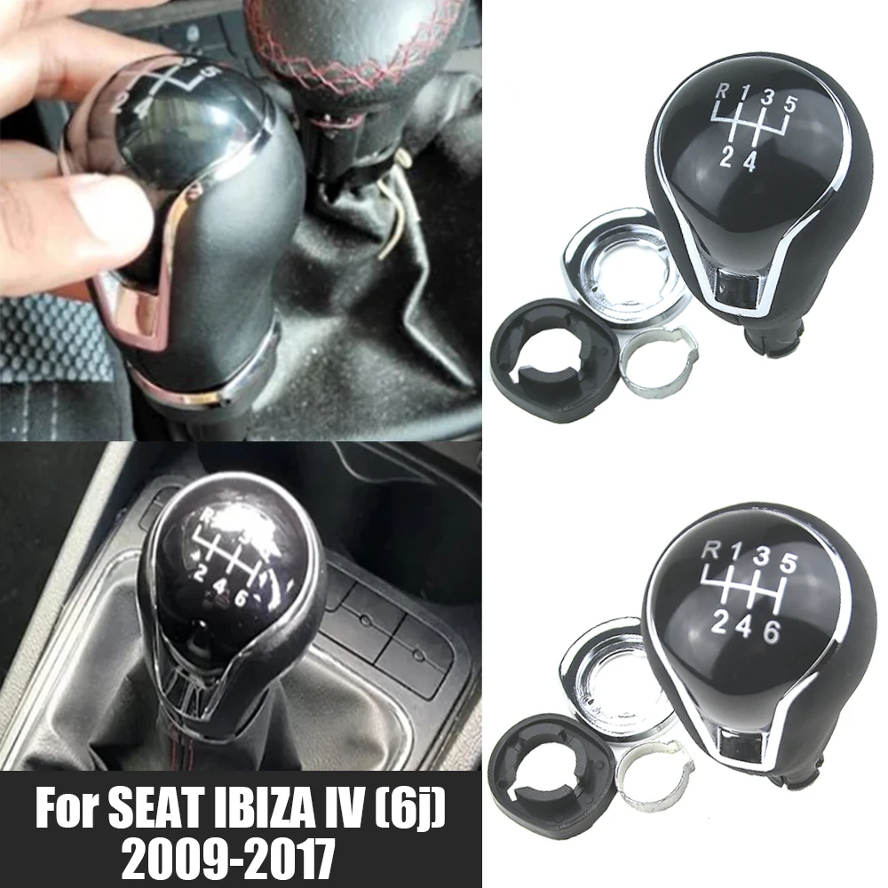 

Ручка переключения передач с кожаным чехлом, 5/6 скоростей, для SEAT IBIZA IV (6j) 2009-2017, замена