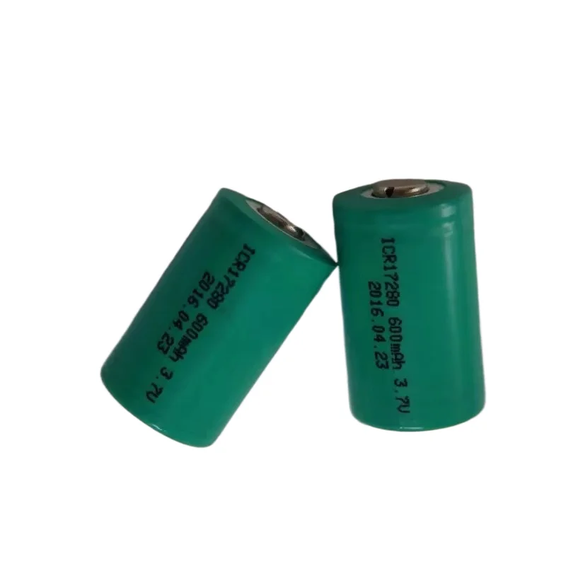 Brand New ICR17280 3.7V 600mAh Rechargeable Li-ion Cylindrical Battery For Laser Sight and Electric Toothbrush