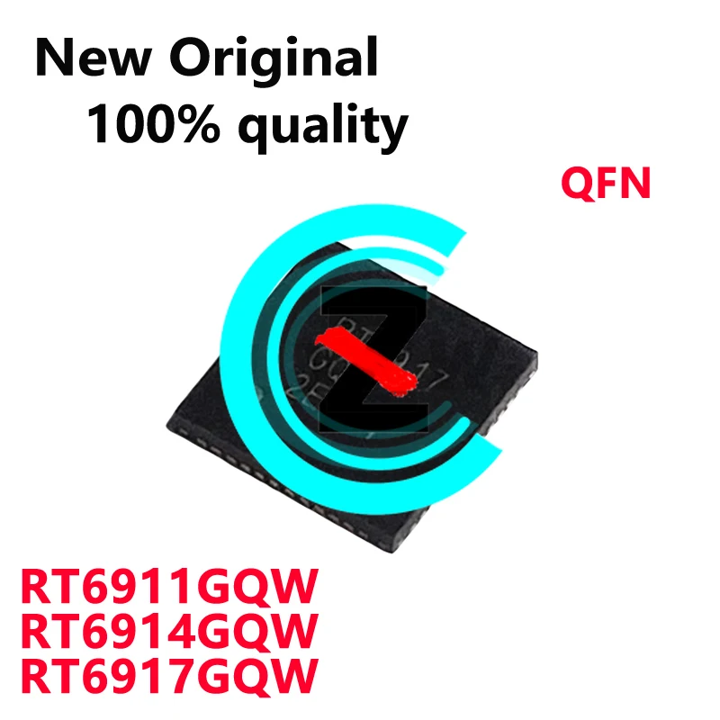 2-5/PCS New Original RT6911GQW RT6914GQW QFN40 RT6917GQW QFN48 LCD chip In Stock
