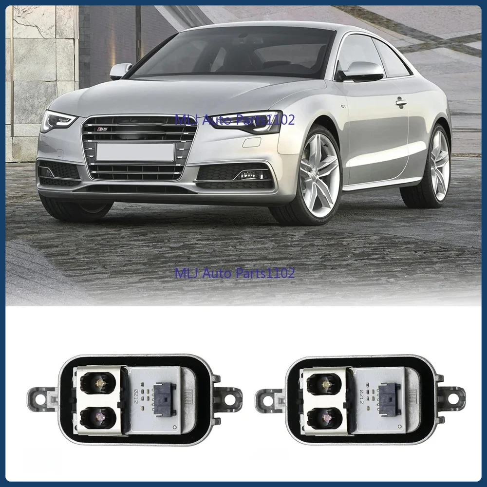 

1305715178 For Audi A5 S5 2012-2016 White Lightsource Daytime Runing Light Module Xenon Headlight Angel Eyes DRL