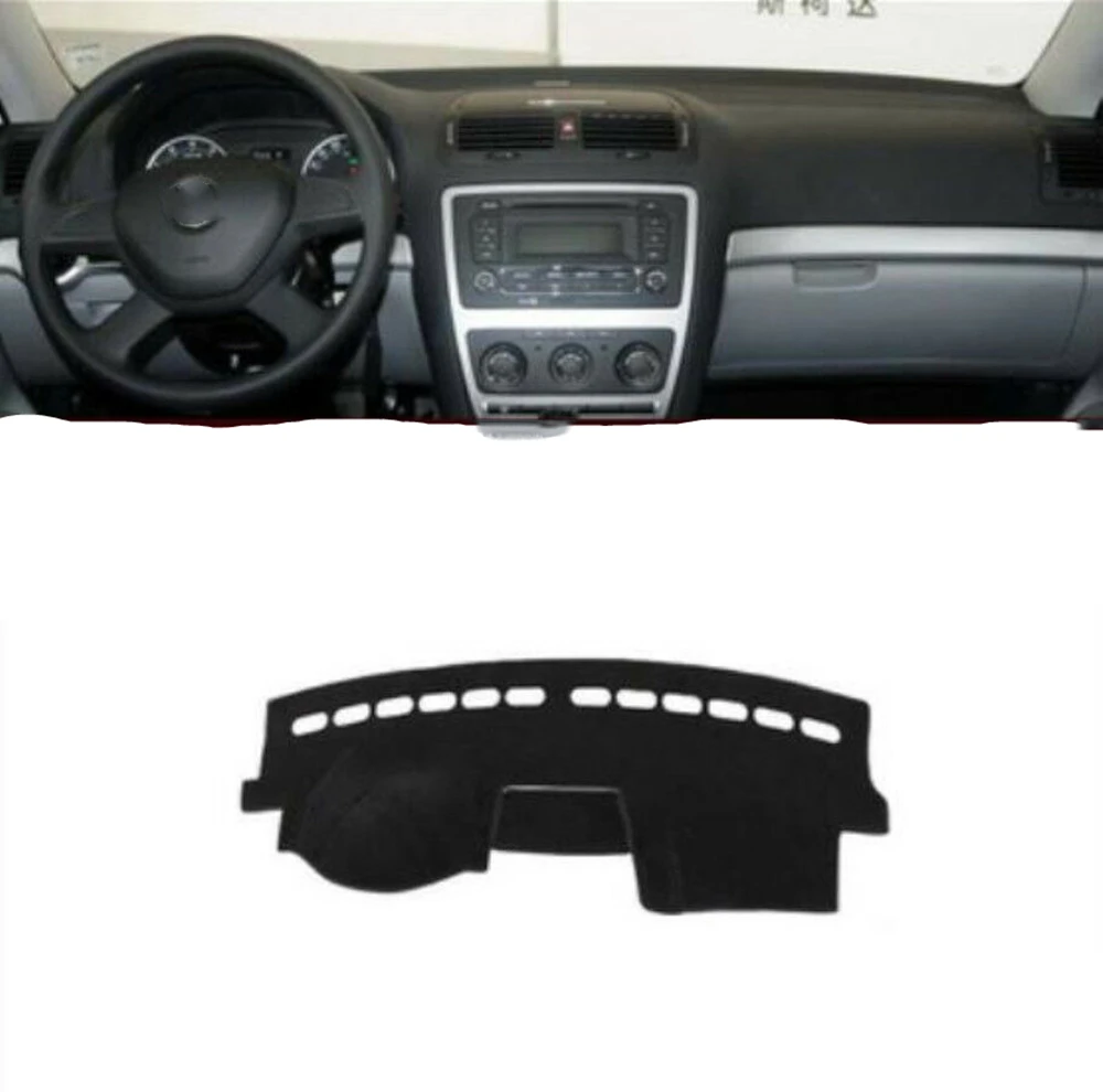 Front Dashboard Cover Carpet Car Dash Board Mat Sun Shield Pad Shade Strip For Skoda Octavia 2007-2014