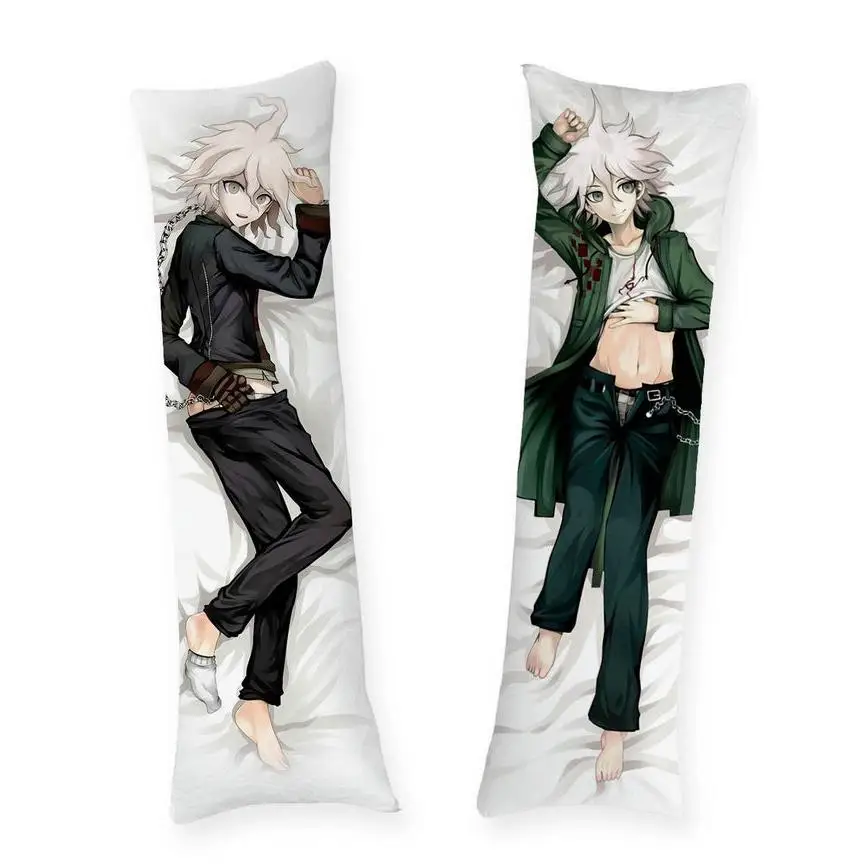 Dakimakura Anime Pillow Case Komaeda Nagito Double-sided Print Of Life-size Body Pillowcase Gifts