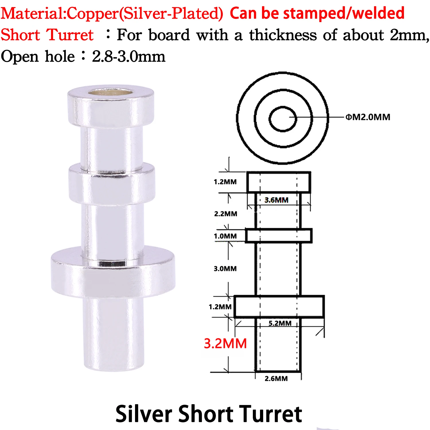 Variant: Silver Short Turret