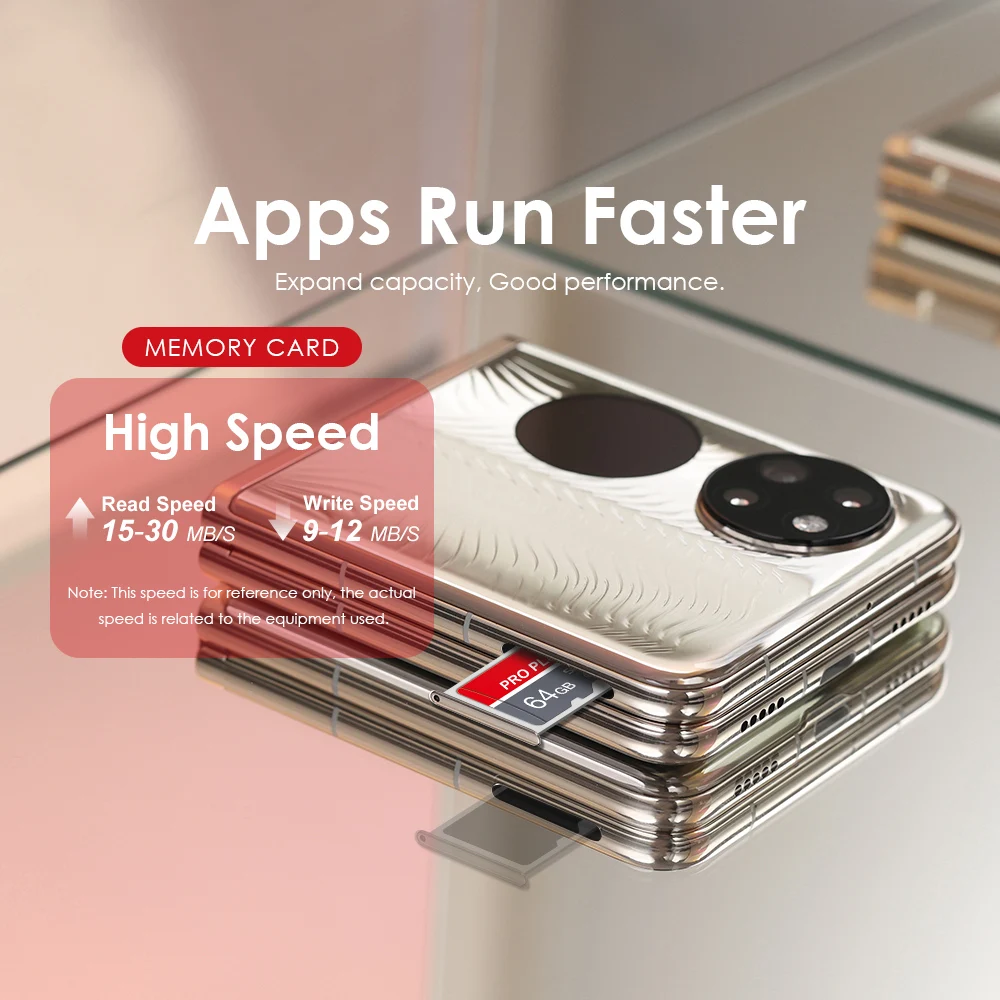 Class 10 U3 Micro TF SD Card 128GB 64GB 32GB 16GB 8G 4GB Memory Card Flash Support Mobile Phones UAV Etc Card Reader