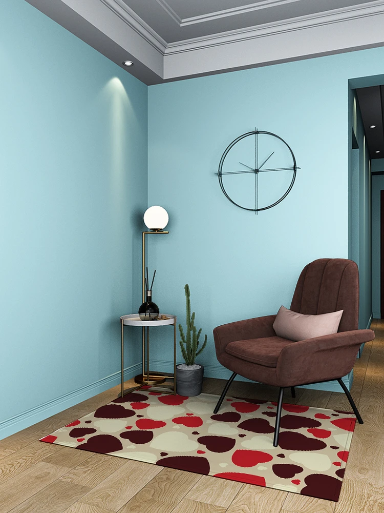 

Reese Eco-Friendly Carpet Modern Heart Design Non-Slip Custom Size Noise Reduction Rug Multi-Scene Use Living Room Bedroom Kids